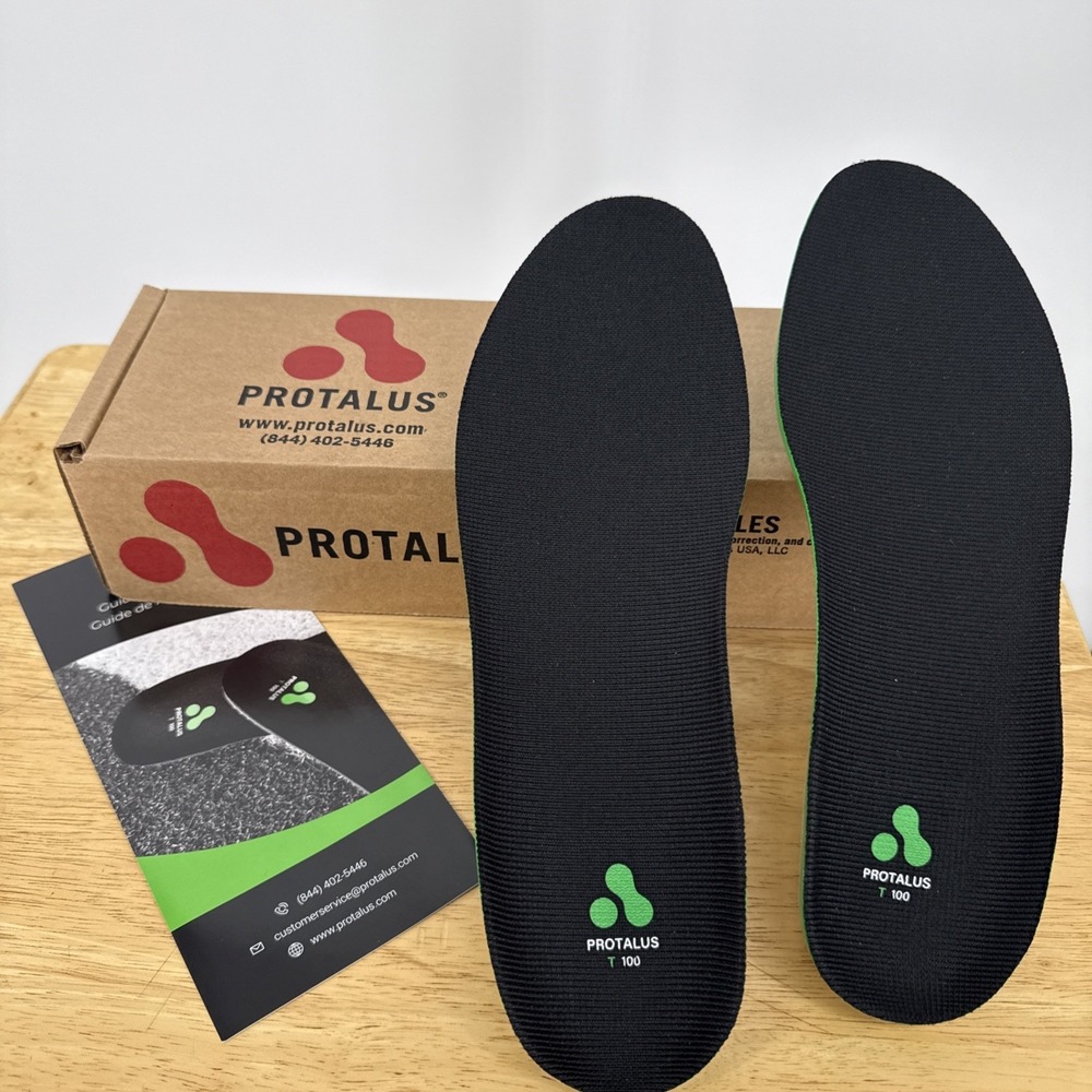 NIB PROTALUS T-100 Elite Premium Insoles Men 11/ Women 12.5 Support Gel